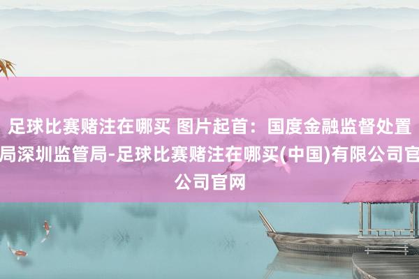 足球比赛赌注在哪买 图片起首：国度金融监督处置总局深圳监管局-足球比赛赌注在哪买(中国)有限公司官网