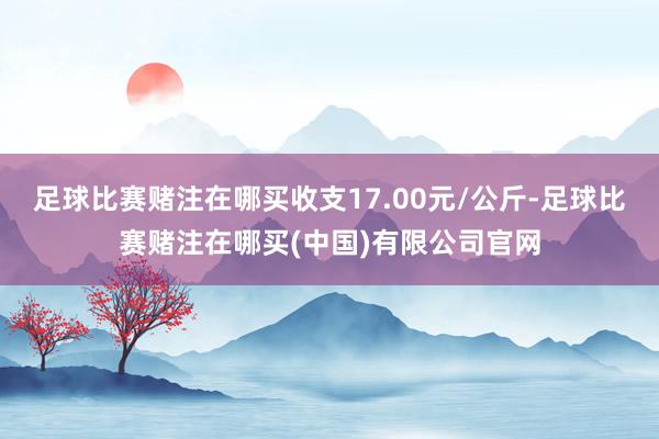 足球比赛赌注在哪买收支17.00元/公斤-足球比赛赌注在哪买(中国)有限公司官网