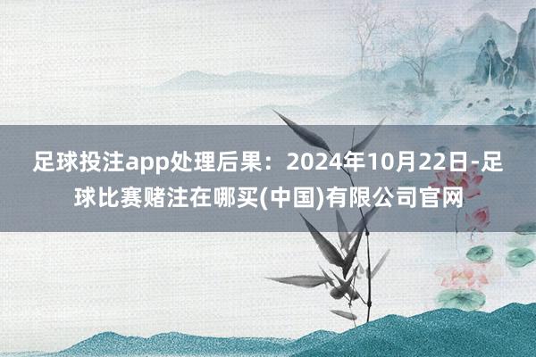 足球投注app处理后果：2024年10月22日-足球比赛赌注在哪买(中国)有限公司官网