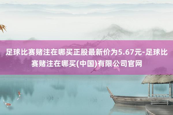 足球比赛赌注在哪买正股最新价为5.67元-足球比赛赌注在哪买(中国)有限公司官网